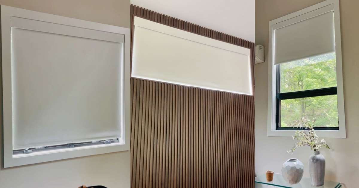 Alta Motorized Blackout Roller Shades in Ossining, NY