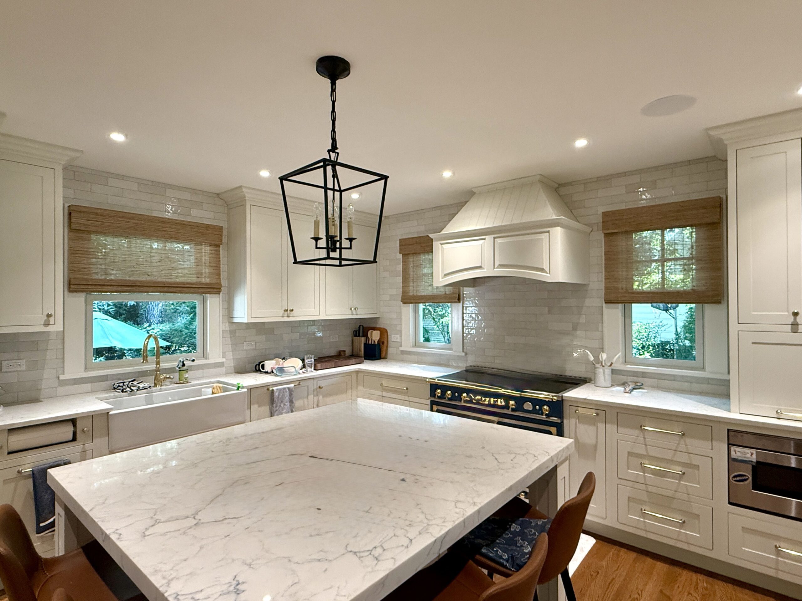 Hunter Douglas Woven Wood Kitchen Windows